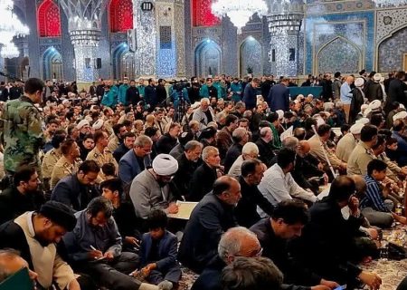 مراسم بزرگداشت «شهدای خدمت» در حرم مطهر رضوی برگزار شد