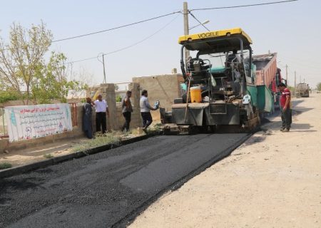 بهسازی معابر روستایی به همت پالایشگاه گاز شهید هاشمی‌نژاد