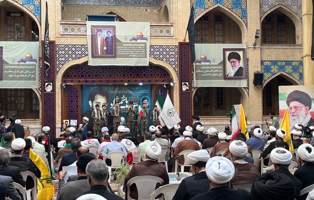 مراسم بزرگداشت شهیدان هاشمی نژاد و نصرالله در مشهد