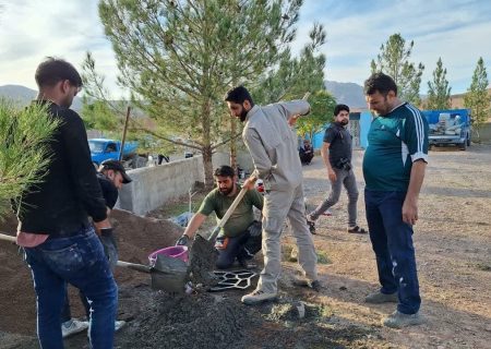 برگزاری نهمین اردوی جهادی در روستای نقاب شهرستان خواف