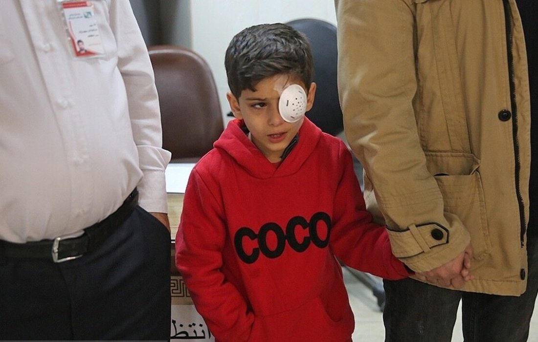 مواد محترقه و آتش‌بازی‌های غیر ایمن منجر به پارگی قرنیه و نابینایی می‌شود