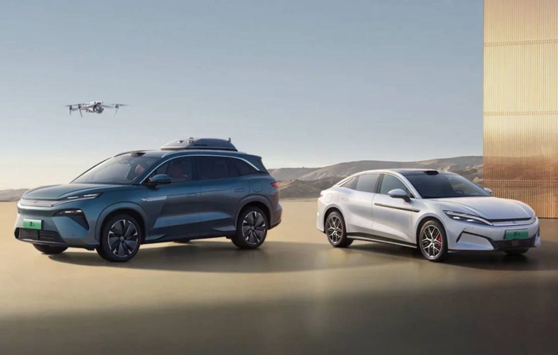 شارژ ۵ دقیقه‌ای برای پیمایش ۴۰۰ کیلومتر؛ خودروهای چینی جدید BYD معرفی شدند
