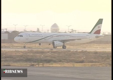 ورود رییس جمهور به مشهد مقدس