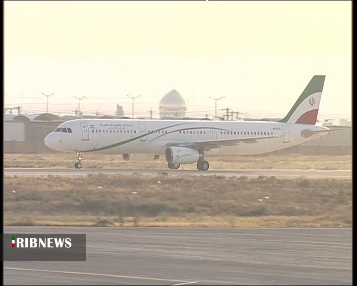 ورود رییس جمهور به مشهد مقدس