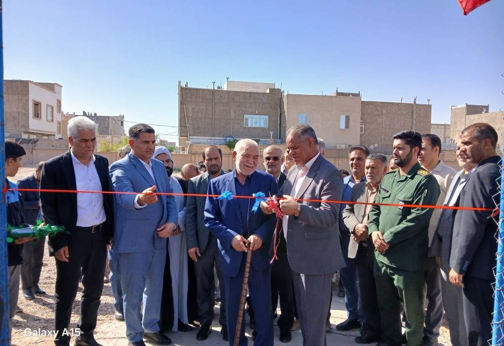 افتتاح زمین چمن مصنوعی شهر سنگان خواف