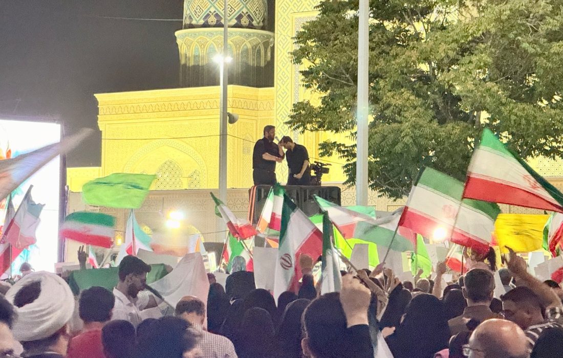 اجتماع باشکوه مشهدی‌ ها در حمایت از عملیات بشارت فتح