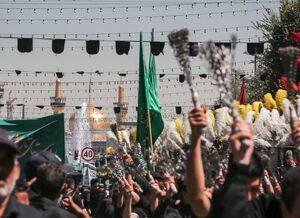 مشهد در اندوه رحلت رسول اکرم (ص) و امام حسن مجتبی (ع)