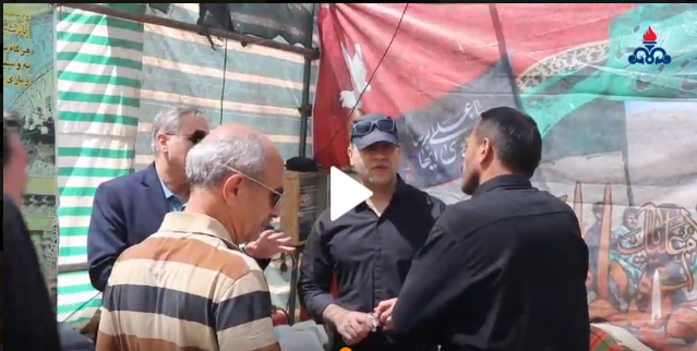 بازدیدمدیرعامل شرکت ملی پخش فرآورده‌های نفتی استان خراسان رضوی ازمواکب بین راهی + فیلم