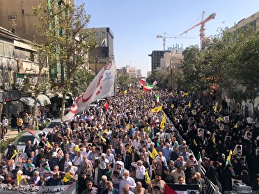 راهپیمایی مردمی «جمعه خشم و نصر» در مشهد برگزار شد