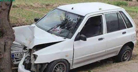 یک کشته و ۳ مصدوم در برخورد خودرو با درخت در خواف