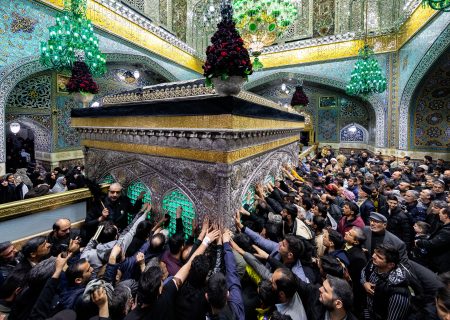 مشهدالرضا غرق درسوگ وماتم شهادت امام حسن عسکری (علیه السلام)