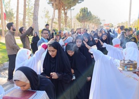 اعزام دانش آموزان دختر جغتای به اردوی راهیان نور