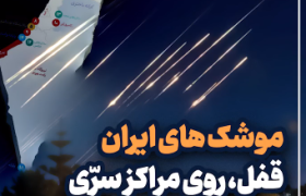 موشک های ایران قفل روی مراکز سری رژیم صهیونیستی