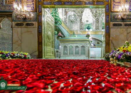 شکوه بهاری حرم مطهر رضوی به مناسبت میلاد کوثر