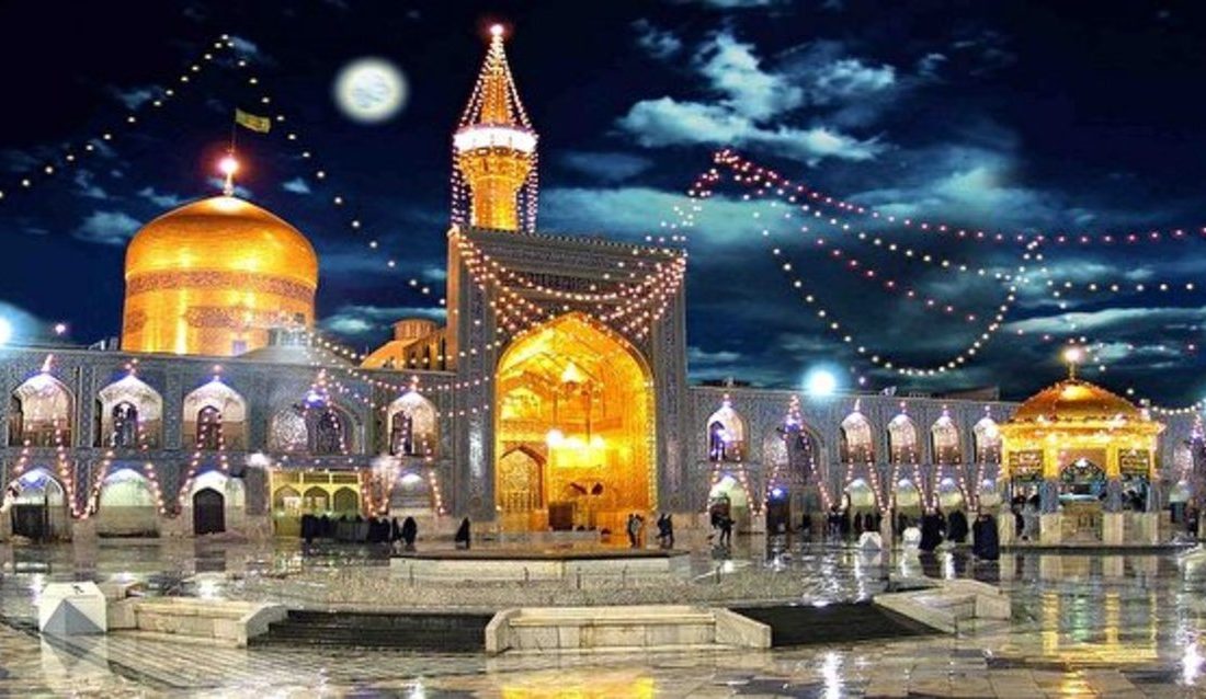 مشهدالرضا، غرق نور ولادت حضرت زهرا (س)