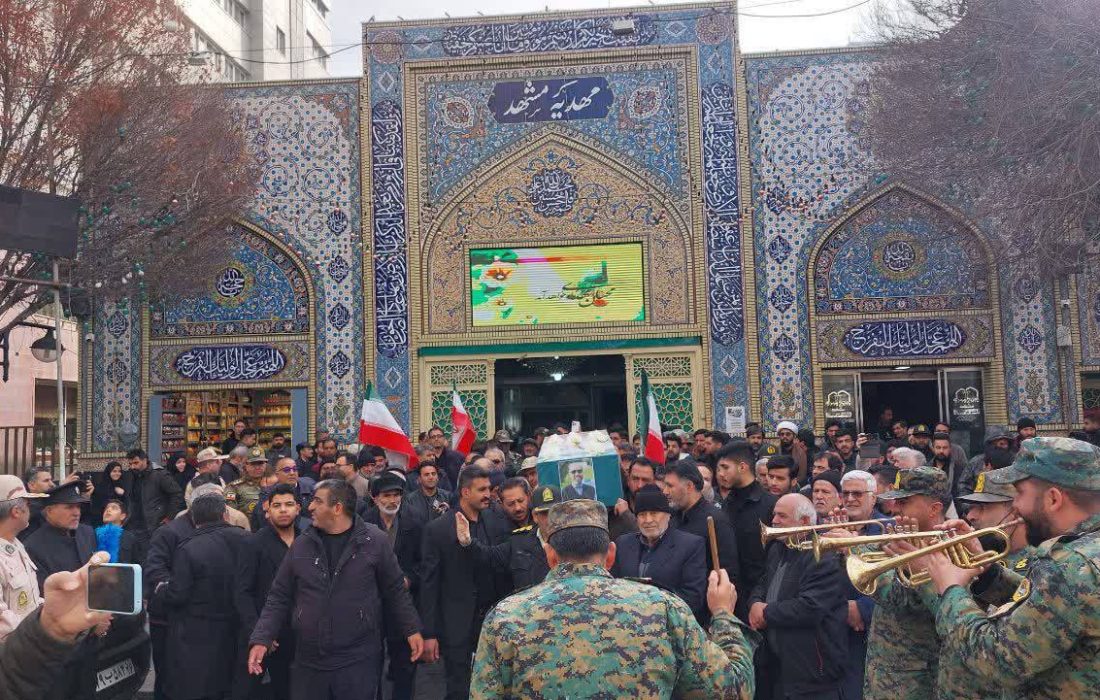 تشییع پیکر جانباز شهید«محمد شورئی» در مشهد