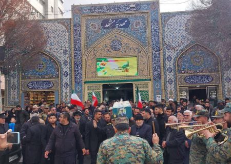 تشییع پیکر جانباز شهید«محمد شورئی» در مشهد
