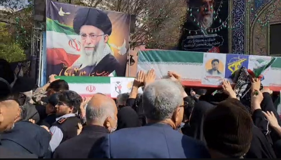 تشییع ۴ شهید جنگ تحمیلی آمریکایی – صهیونی در مشهد