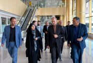 بازدید وزیر راه و شهرسازی از روند جابه‌جایی زائران در فرودگاه بین‌المللی مشهد