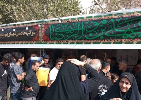 استقرار گسترده مواکب در محورهای اصلی مشهد مقدس