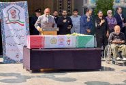 آخرین سفر جانباز ۷۰ درصد، شهید احمد نژاد رمضان لنگرودی به حرم مطهر رضوی