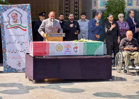 آخرین سفر جانباز ۷۰ درصد، شهید احمد نژاد رمضان لنگرودی به حرم مطهر رضوی