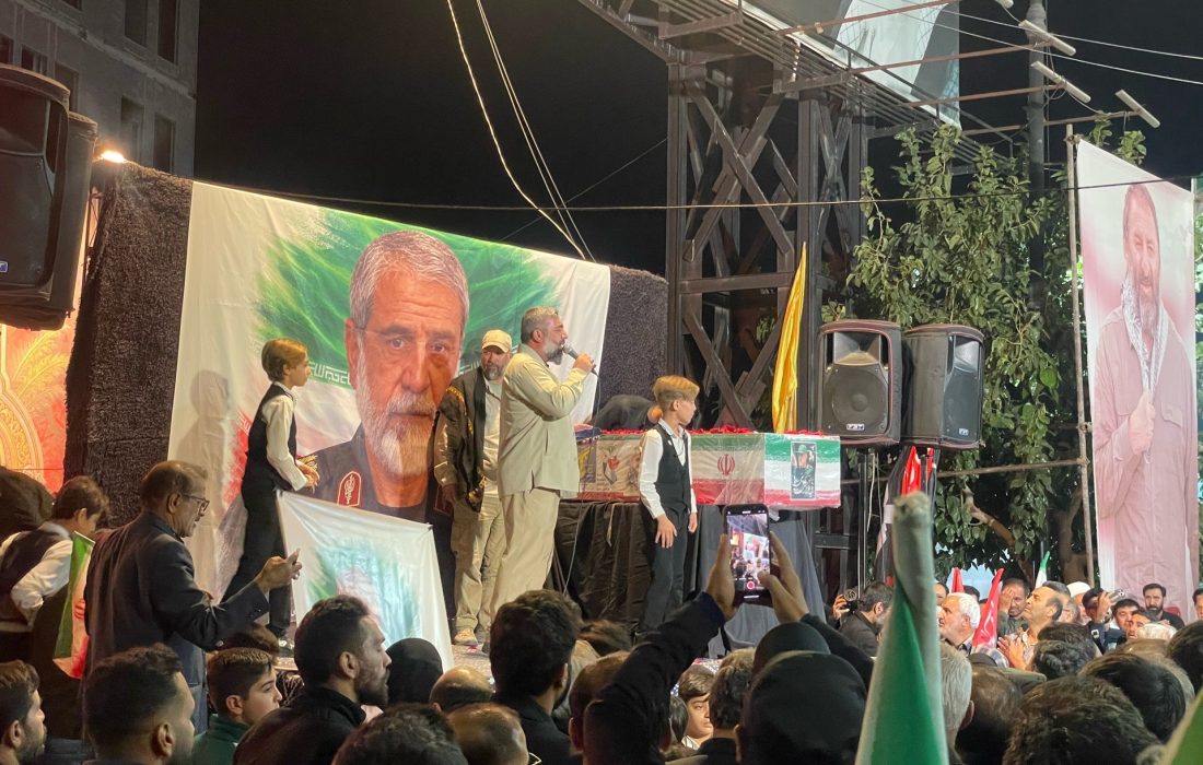 خداحافظی مشهد با سردار شهید/ مراسم وداع با پیکر مطهر حسین ظریفی