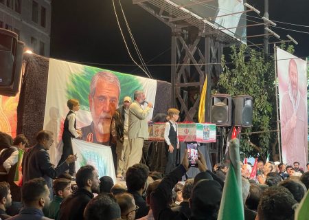 خداحافظی مشهد با سردار شهید/ مراسم وداع با پیکر مطهر حسین ظریفی